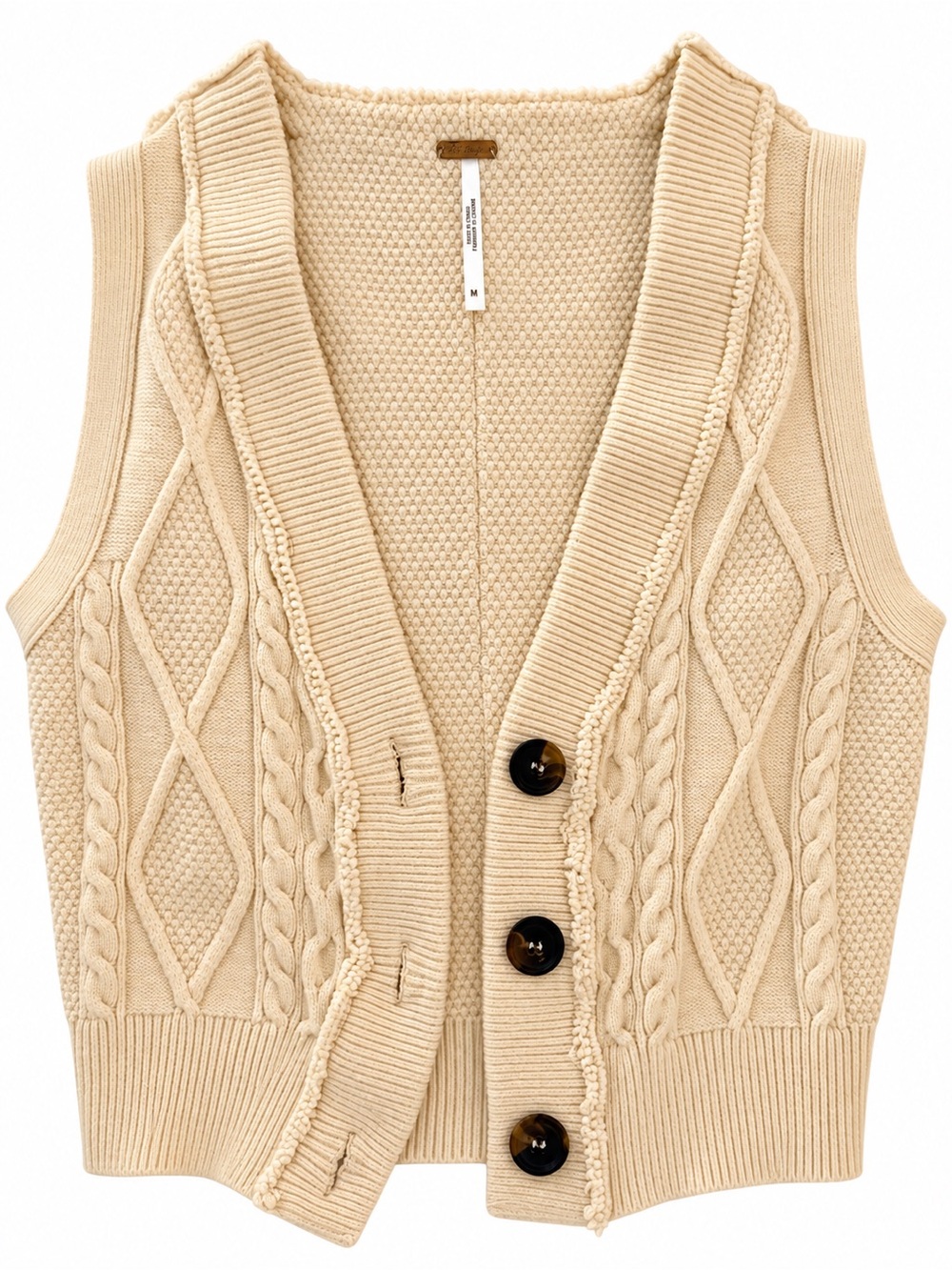 Free People Denson Cropped Vest